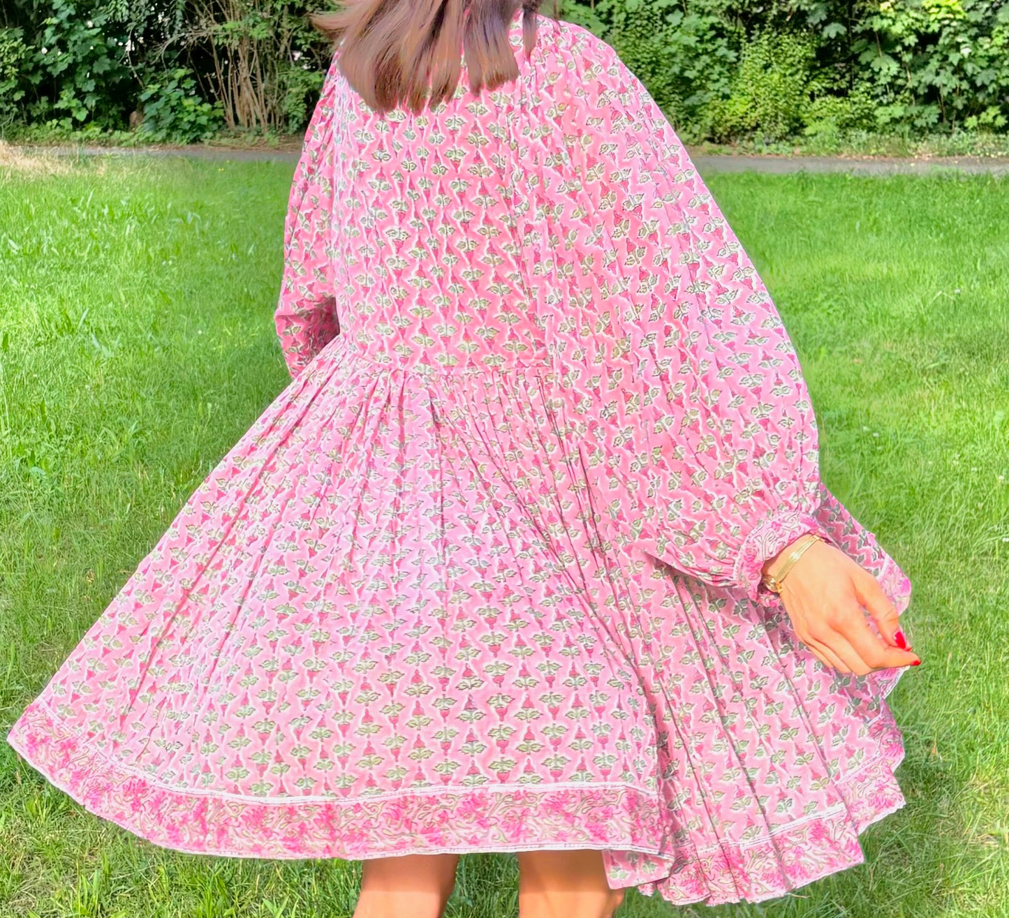 Robe courte pour enfants fleur de cerisier