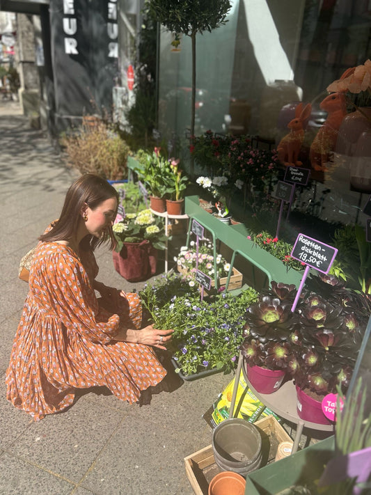 Robe courte couleur terre de sienne