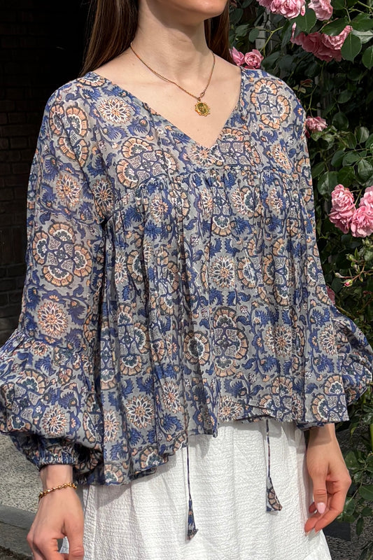 Sunset over the Ocean Blouse