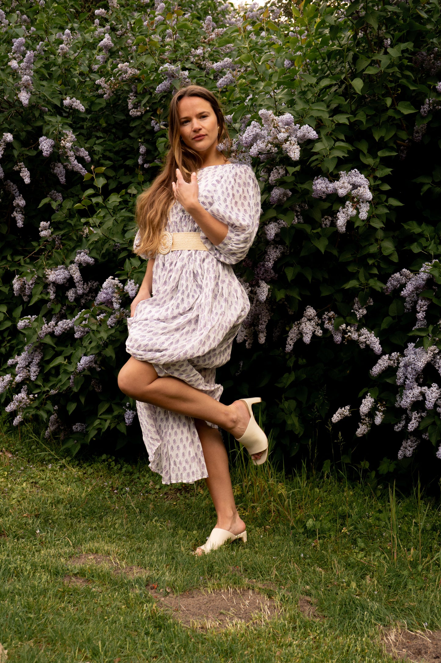 Classic Maxi Lavender Dress