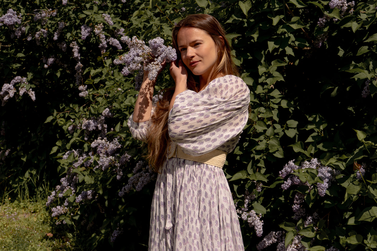 Classic Maxi Lavender Dress